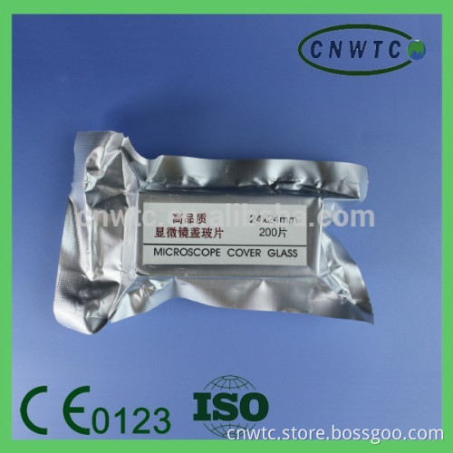Laboratory Disposable Microscope Cover Glass